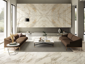 ANIMA EVER APUAN GOLD - Porcelain stoneware wall/floor tiles with marble effect _ Ceramiche Caesar